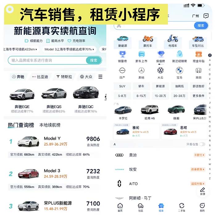 二手車市場(chǎng)交易小程序系統(tǒng)搭建