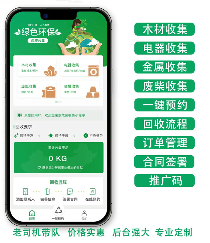 廢品回收小程序功能軟件開發(fā)